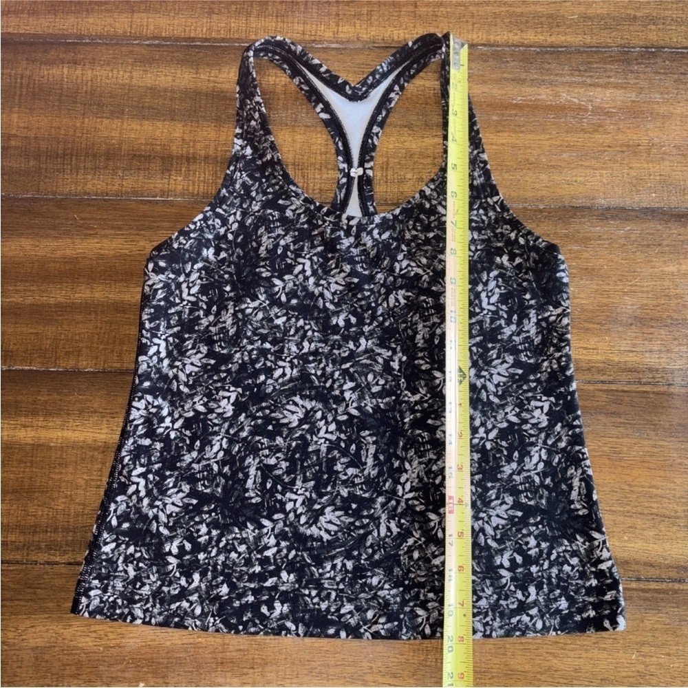 Lululemon Cool Racerback Short Tank Top Nulu Blossom Overlay Missing Rip Tag - Picture 5 of 11
